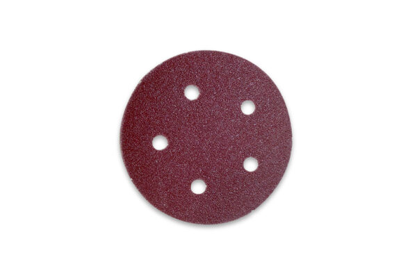 Hook and Loop Discs Red Heavy Weight Aluminum Oxide